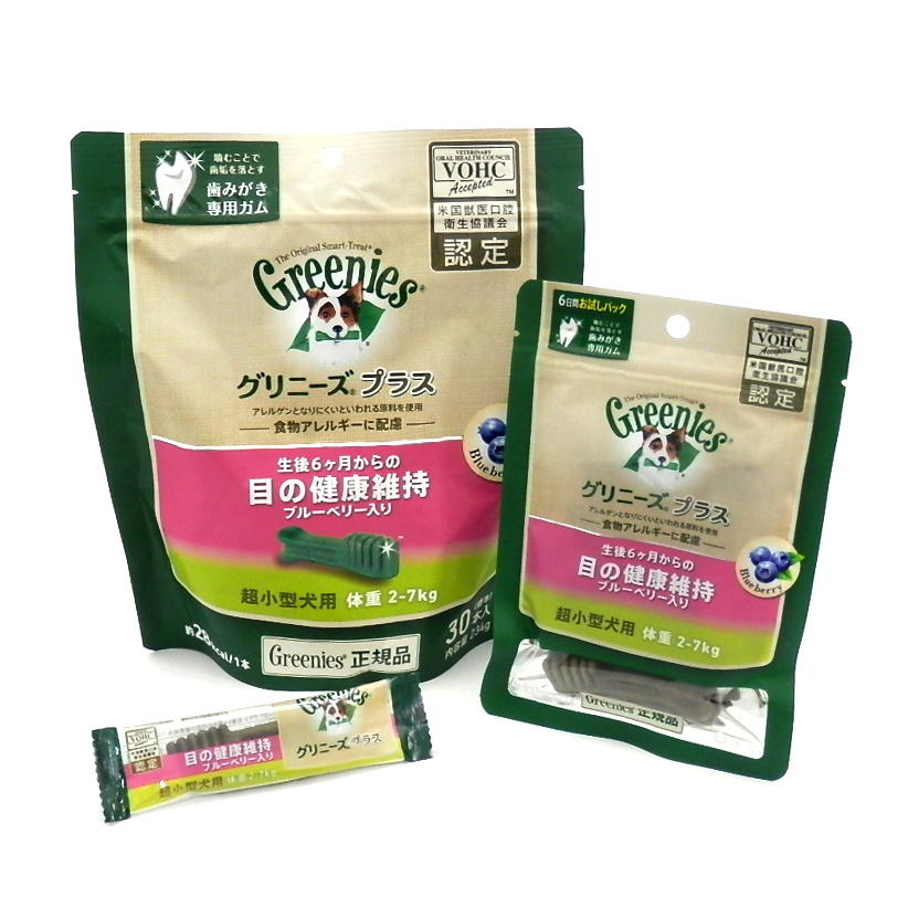 マースジャパン　グリニーズ　プラス【目の健康】超小型　２－７ｋｇ