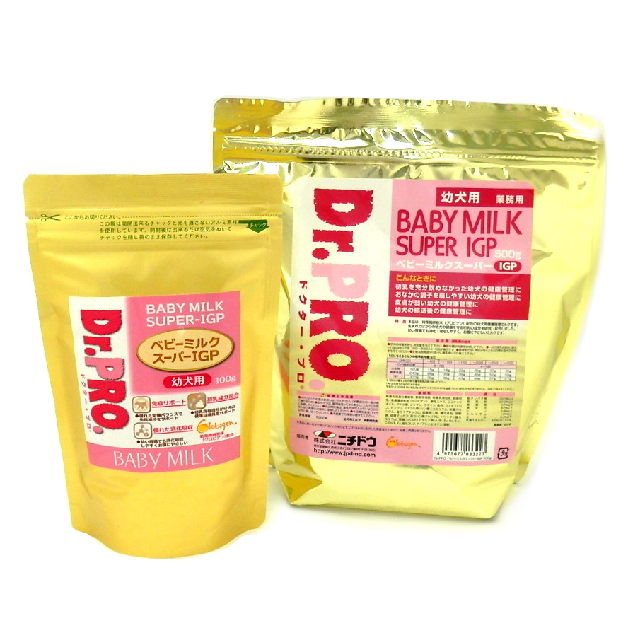 ニチドウ　ＤｒＰＲＯ　ベビーミルクスーパーＩＧＰ　幼犬用