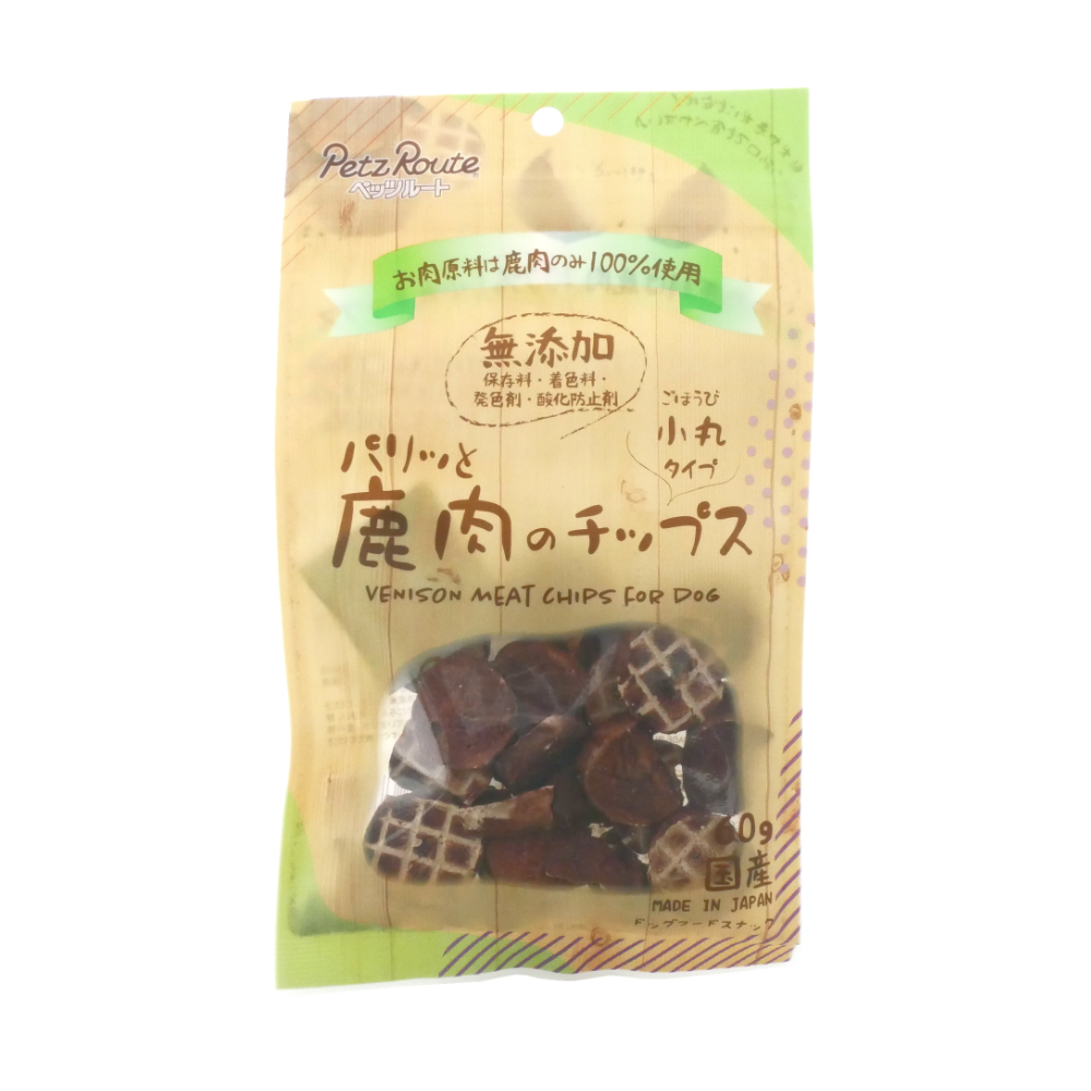 ペッツルート　パリッと鹿肉のチップス
