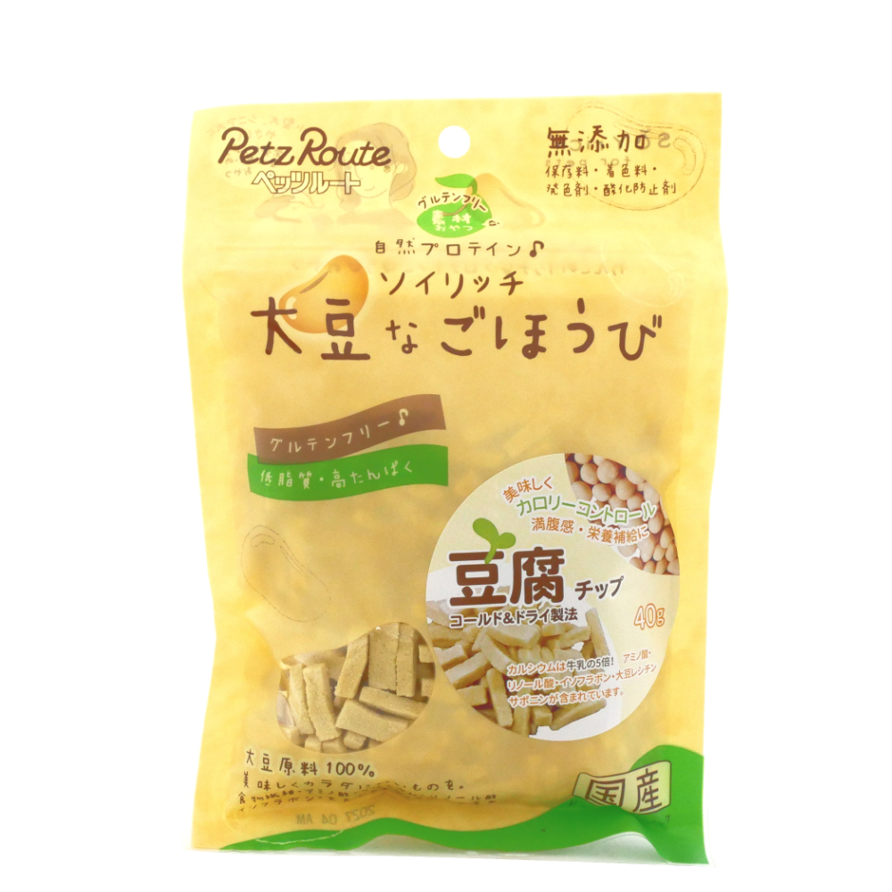 ペッツルート　大豆なごほうび　豆腐チップ