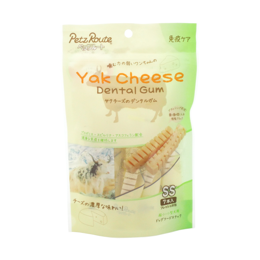 ペッツルート　ヤクチーズのデンタルガムＳＳ　免疫ケア