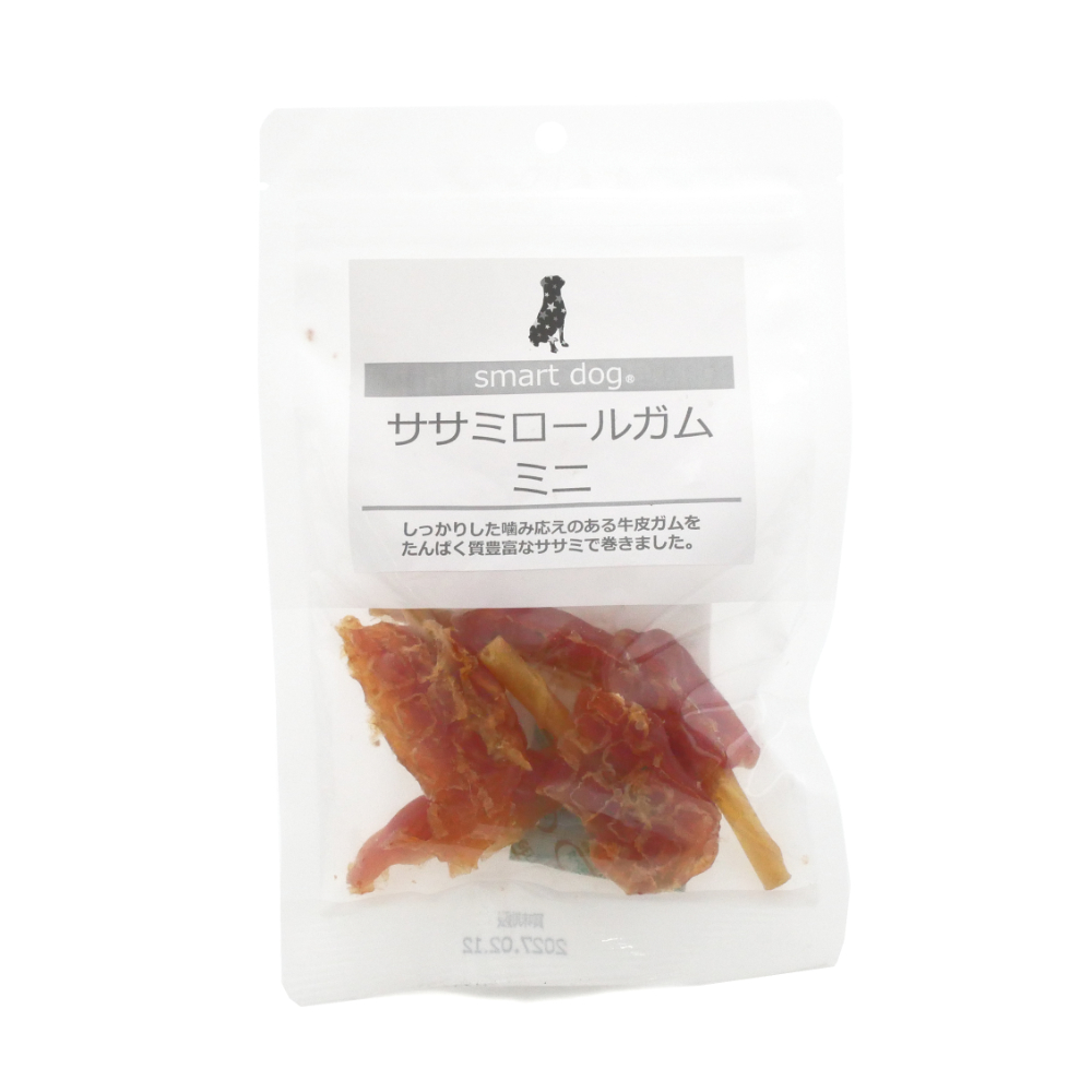 スマートドッグ　グリーンラベル　ササミロールガム　ミニ