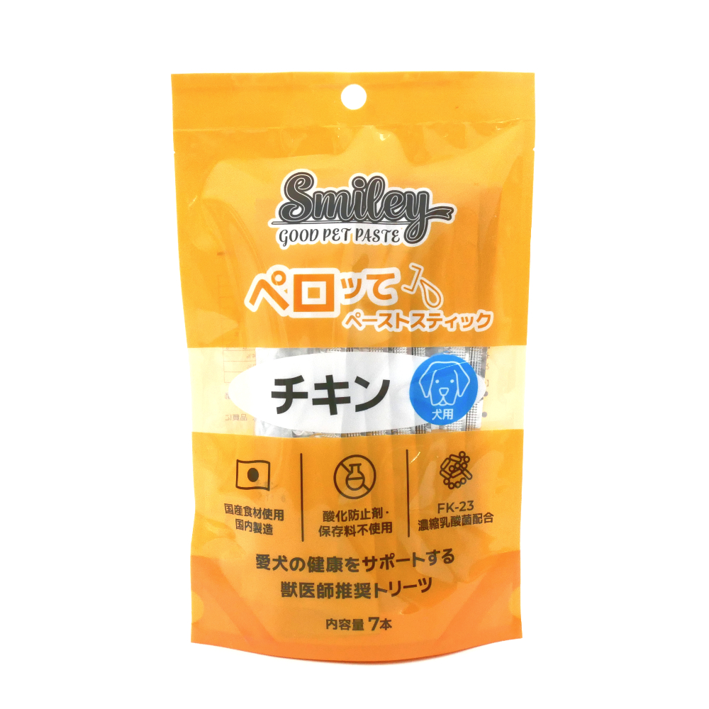 ＱＩＸ　Ｓｍｉｌｅｙ　犬用　ペロッて　チキン
