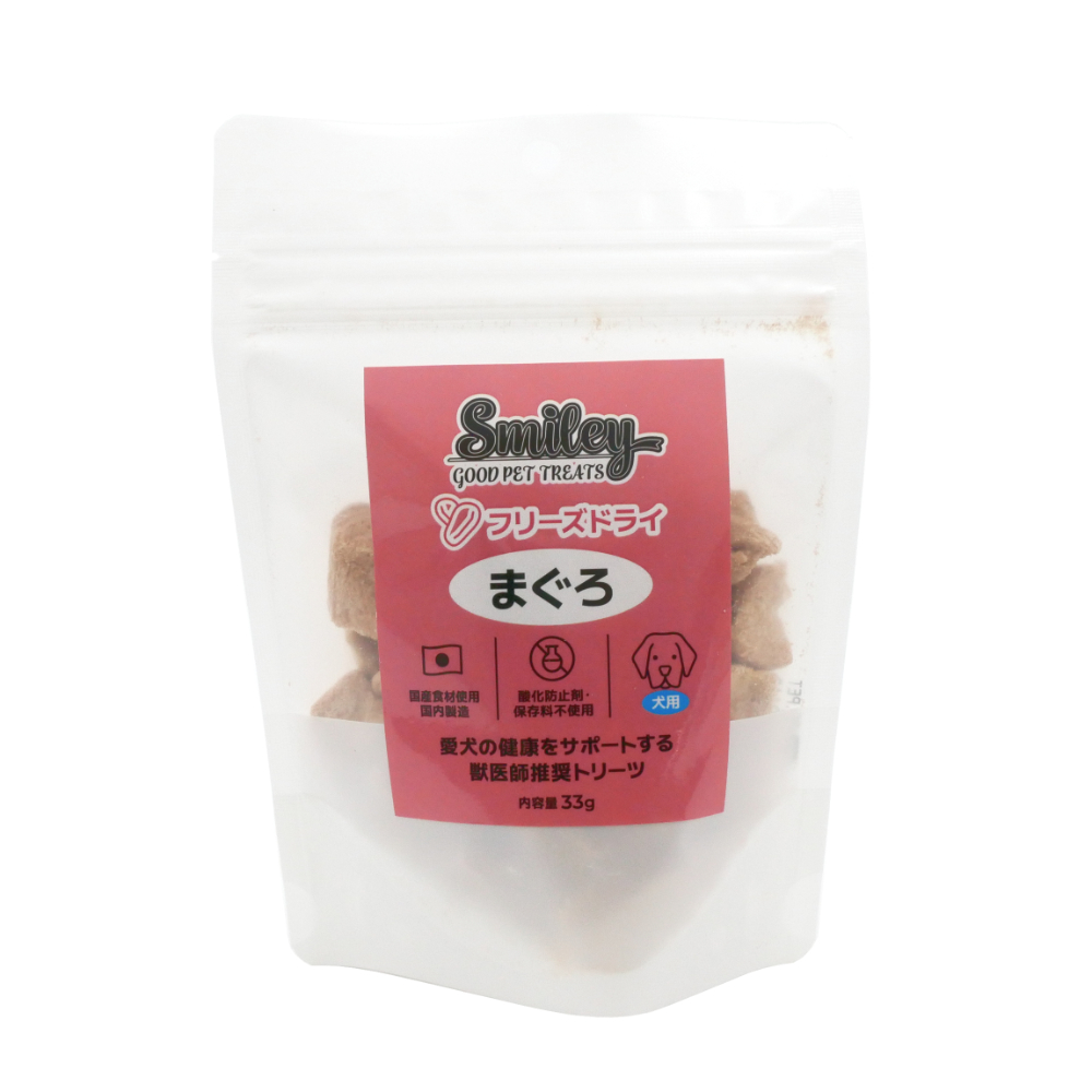 ＱＩＸ　Ｓｍｉｌｅｙ　犬用　フリーズドライ　まぐろ　