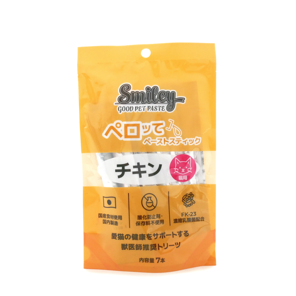 ＱＩＸ　Ｓｍｉｌｅｙ　猫用　ペロッて　チキン