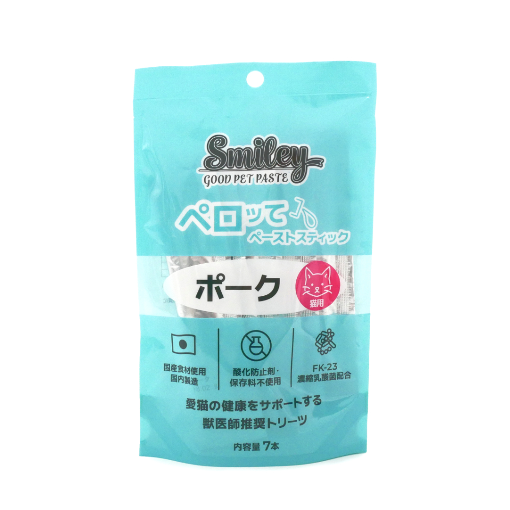 ＱＩＸ　Ｓｍｉｌｅｙ　猫用　ペロッて　ポーク