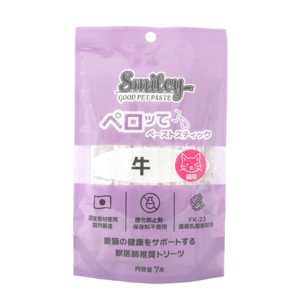 ＱＩＸ　Ｓｍｉｌｅｙ　猫用　ペロッて　牛