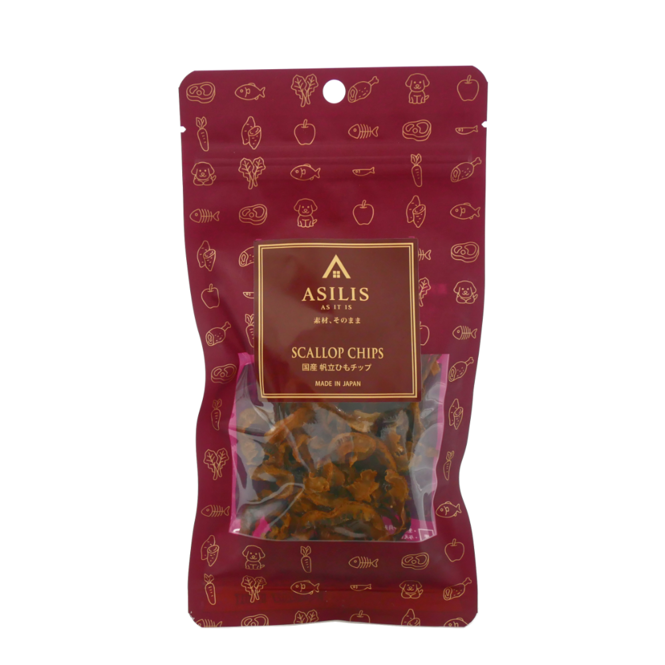 ＢＹＲＯＮ　ＡＳＩＬＩＳ　国産　帆立ひもチップ