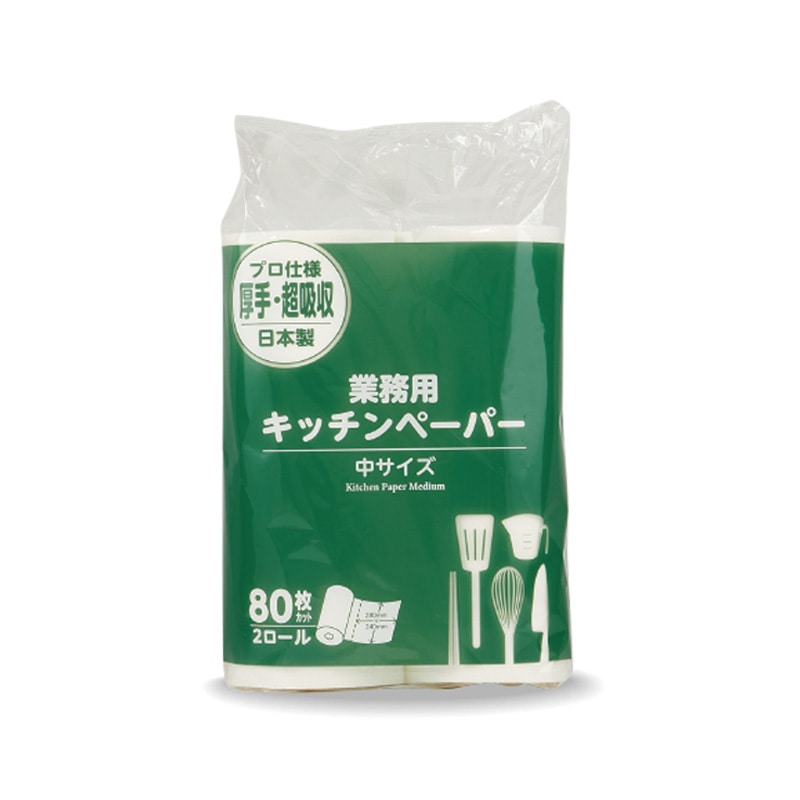 大黒キッチンペーパー中　２８０＊２４０　８０枚＊２ロール