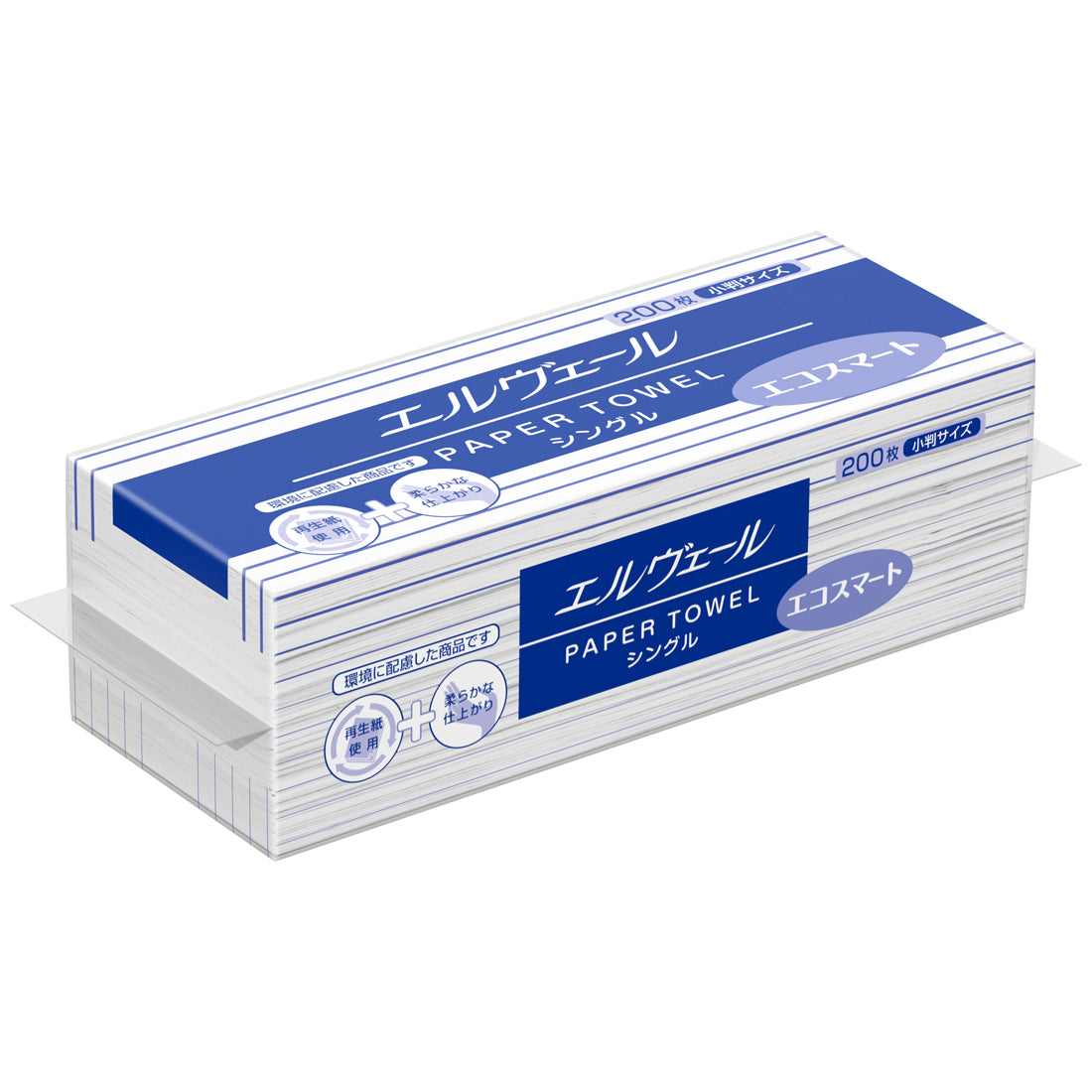 エルヴェールペーパータオル　エコスマートシングル小判