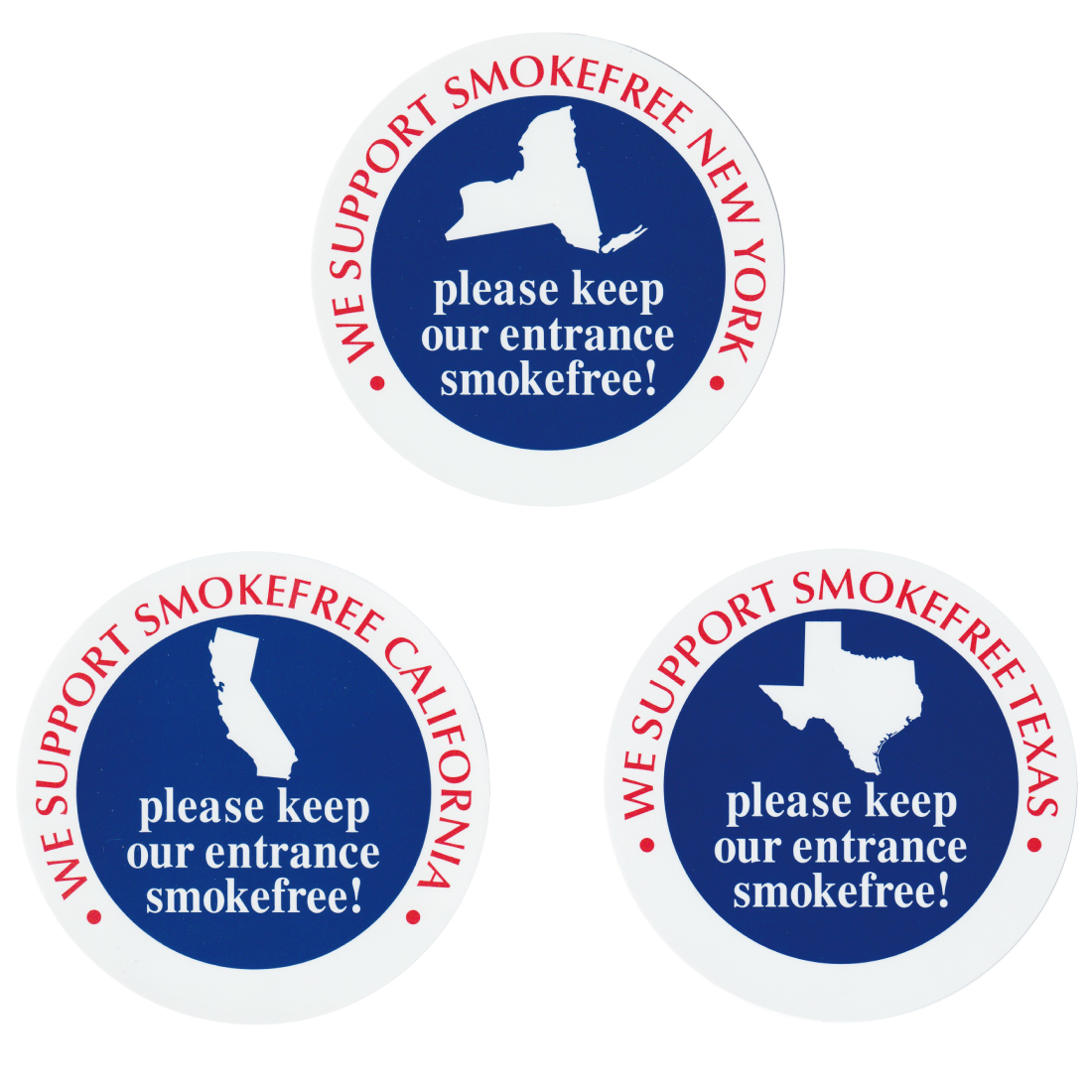 SMOKEFREE STICKER  Ssize / Lsize