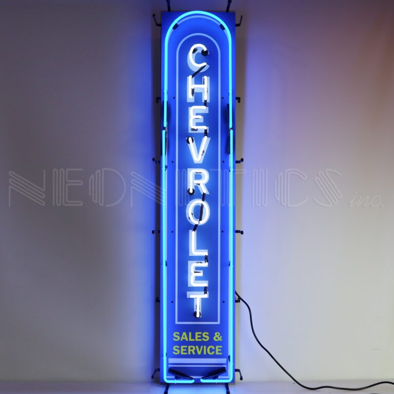 NEON SIGN / CHEVROLET VERTICAL