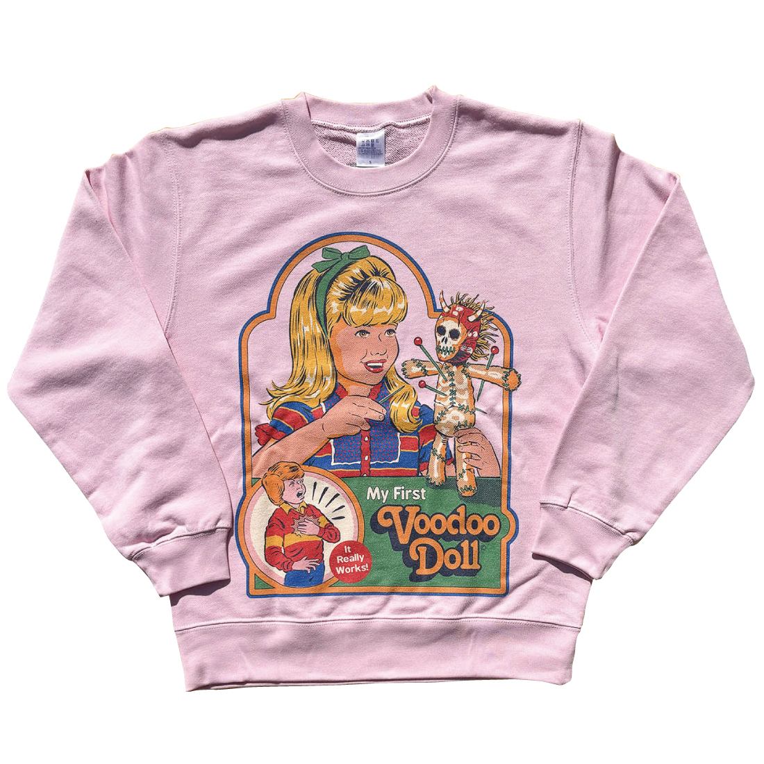 STEVEN RHODES / SWEAT SHIRT-My first voodoo doll