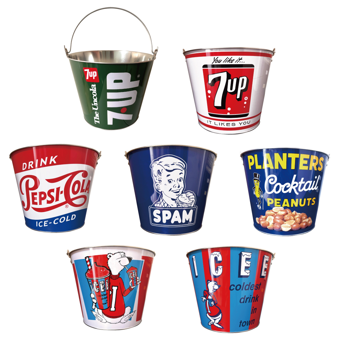 TIN BUCKET【６個選んでカートに入れてください】