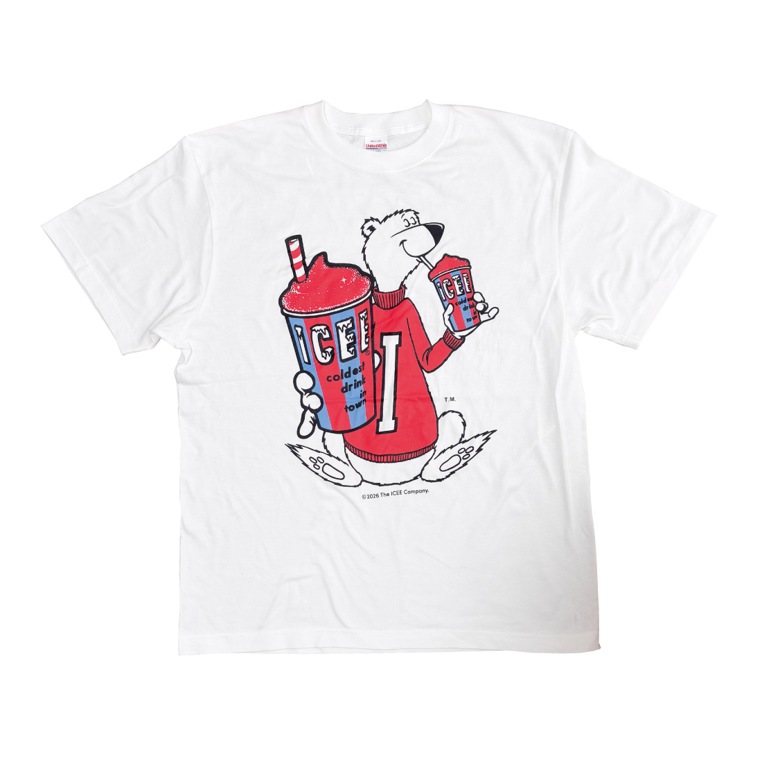 T-shirt / ICEE BEAR WHITE