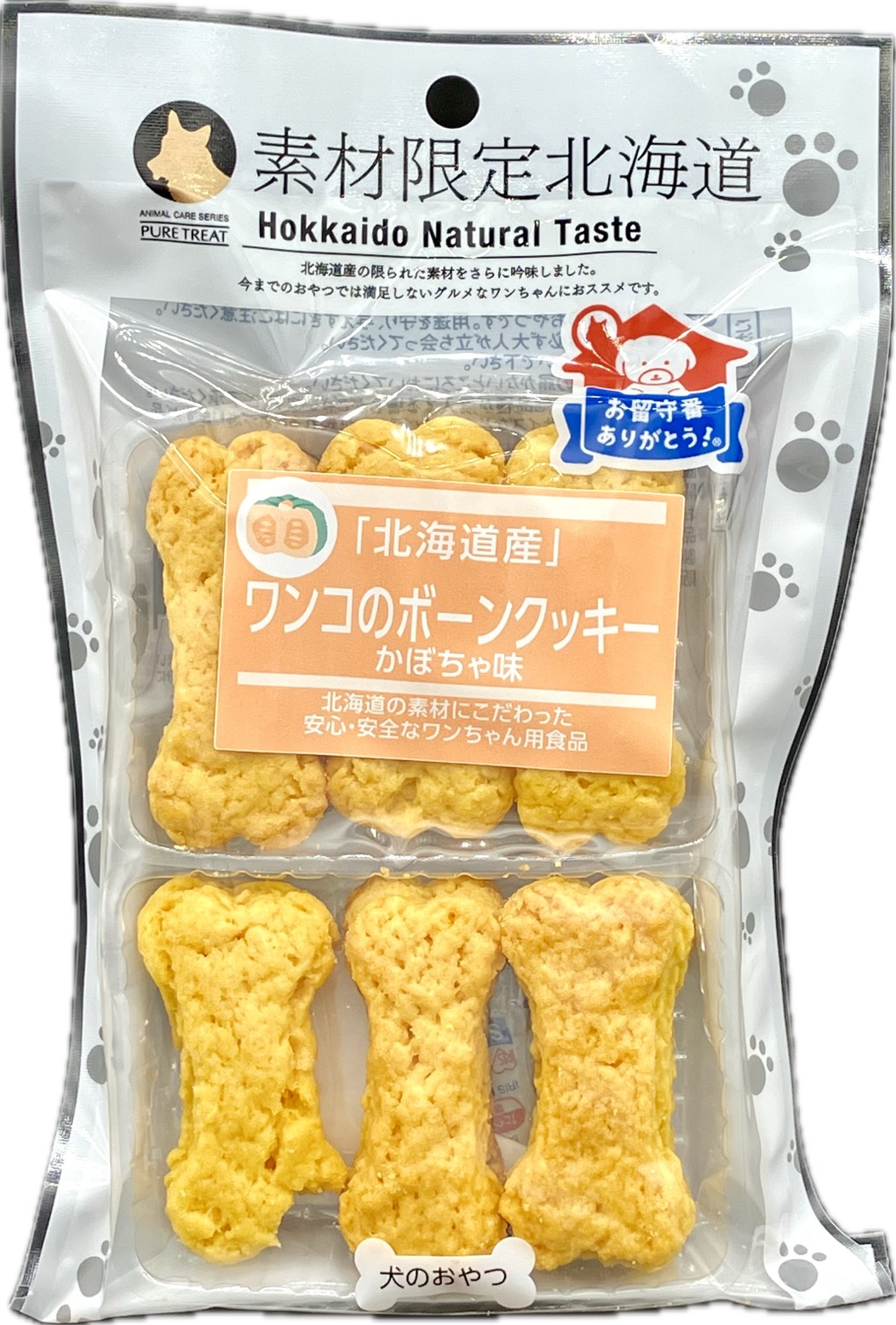チュチュドットコム わんこのボーンクッキー かぼちゃ味 10gx6