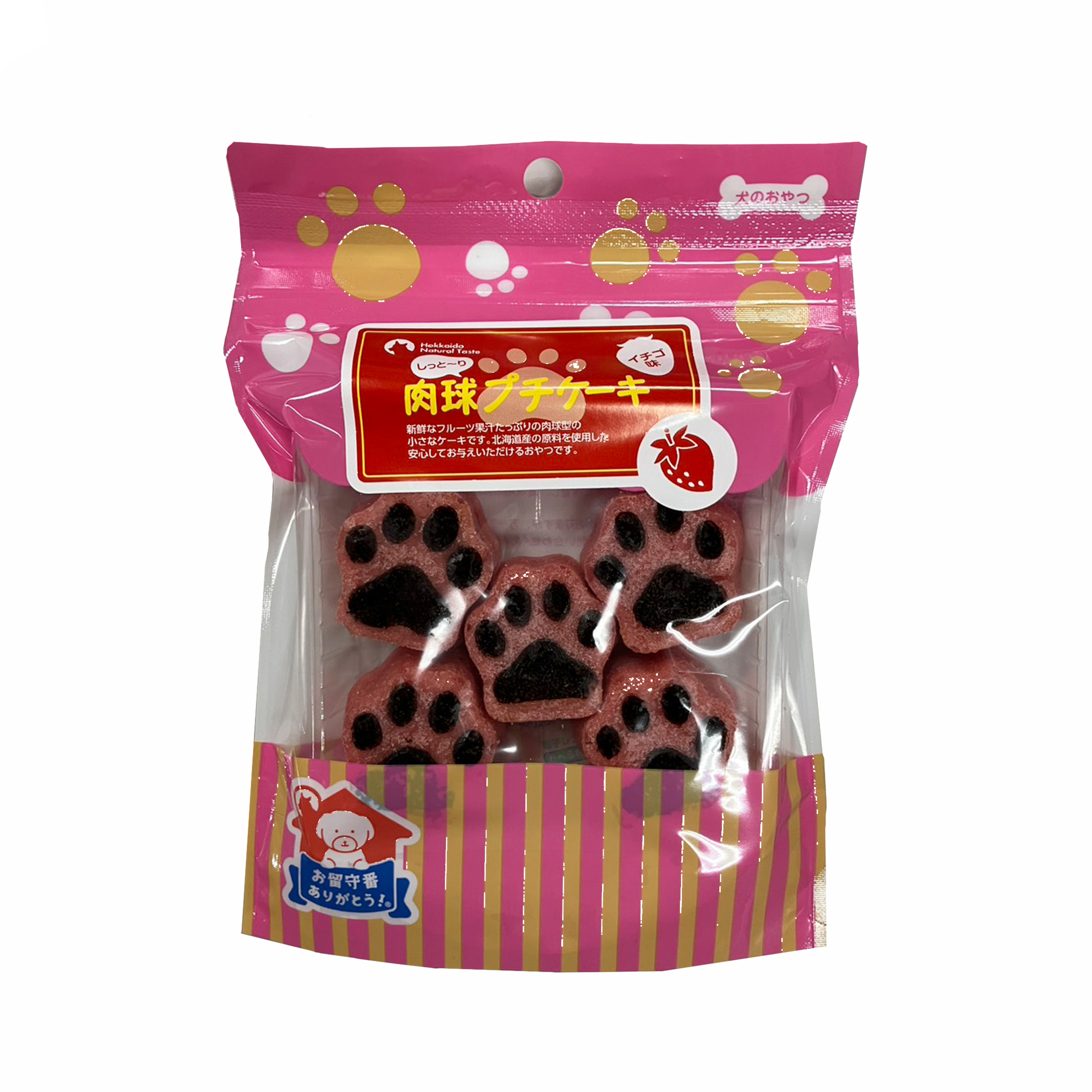 チュチュドットコム  肉球プチケーキストロベリー 8gx5