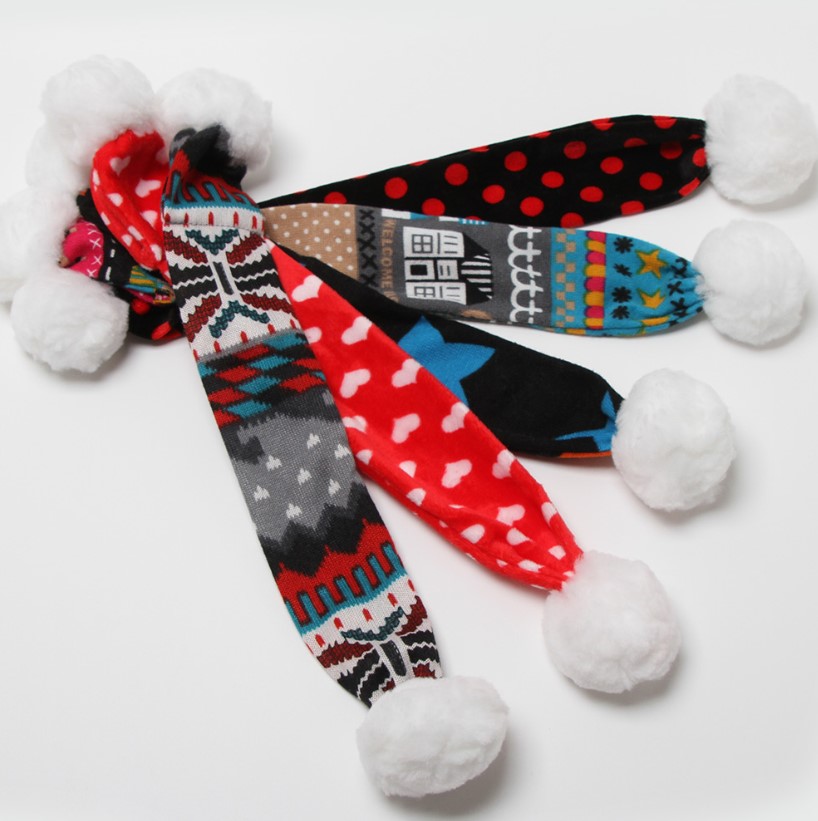 ミュウ＆バァウ ポンポンマフラーアソート 5本入り