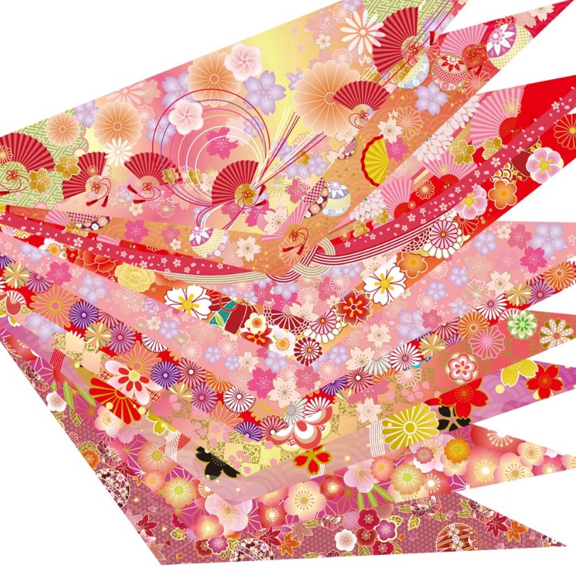 ミュウ＆バァウ お正月バンダナ 女の子用タイプ 10枚セット