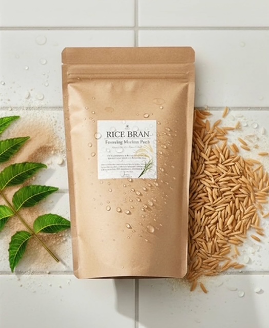 SkinDly 米ぬかフォーミングムースパック