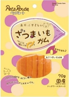 ペッツルート さつまいもガム 70g