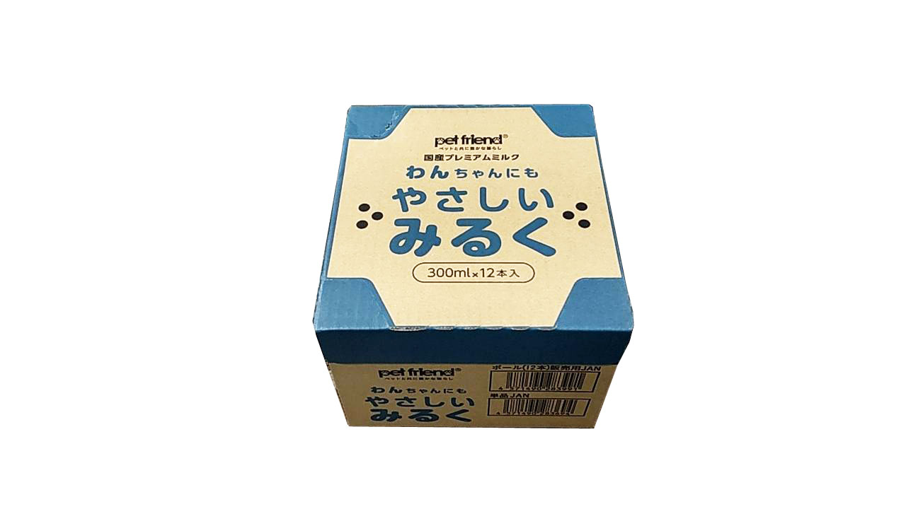 pet friend 国産 わんちゃんにもやさしいみるく キャップ付き 300ml