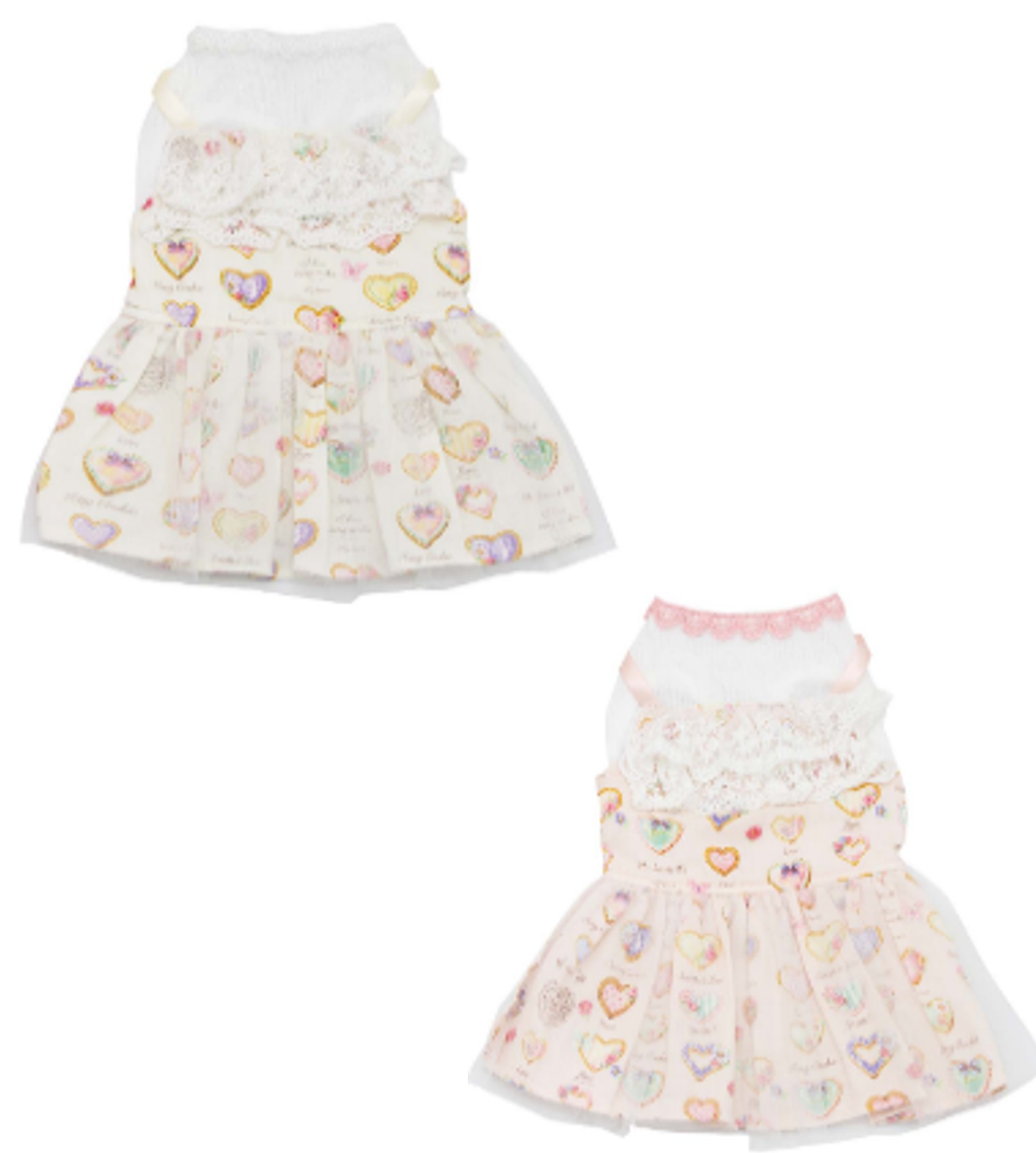 ハヤブサ  LOG302  ハート柄ワンピース