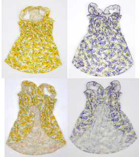 ハヤブサ LGW350 やわらかＷガーゼシャーリングワンピース