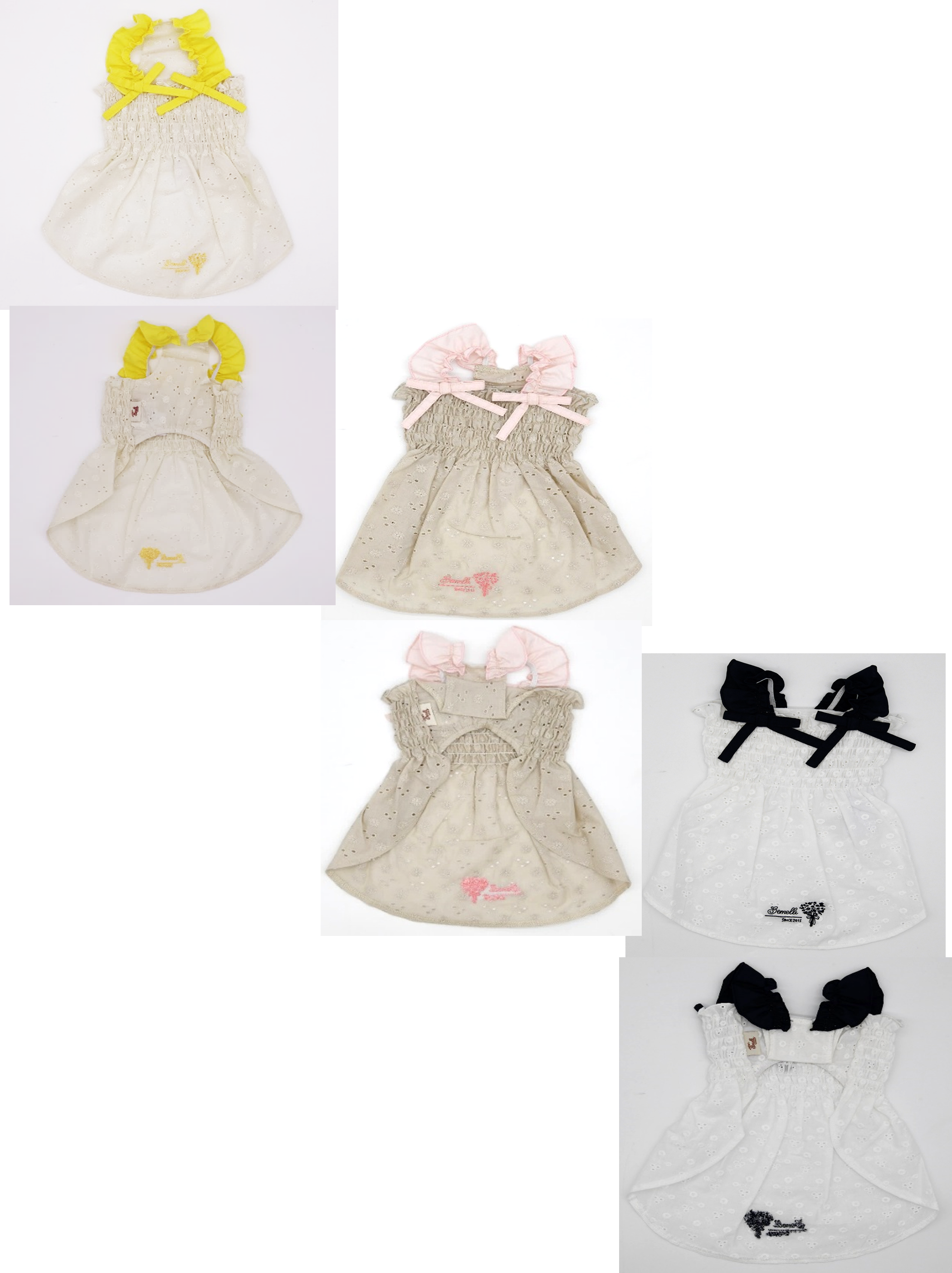 ハヤブサ LGW351 刺繍シャーリングワンピース