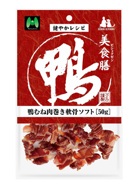 マツヒロ 美食膳 鴨むね肉巻き軟骨ソフト 50g