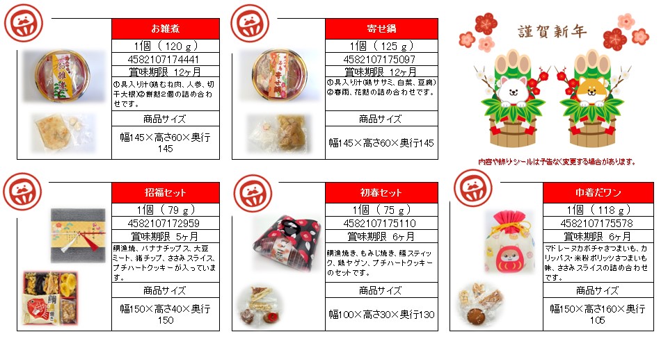 三矢コーポレーション 年末用企画品 ※予約品の為、こちらの商品単独でのご発注お願い致します※