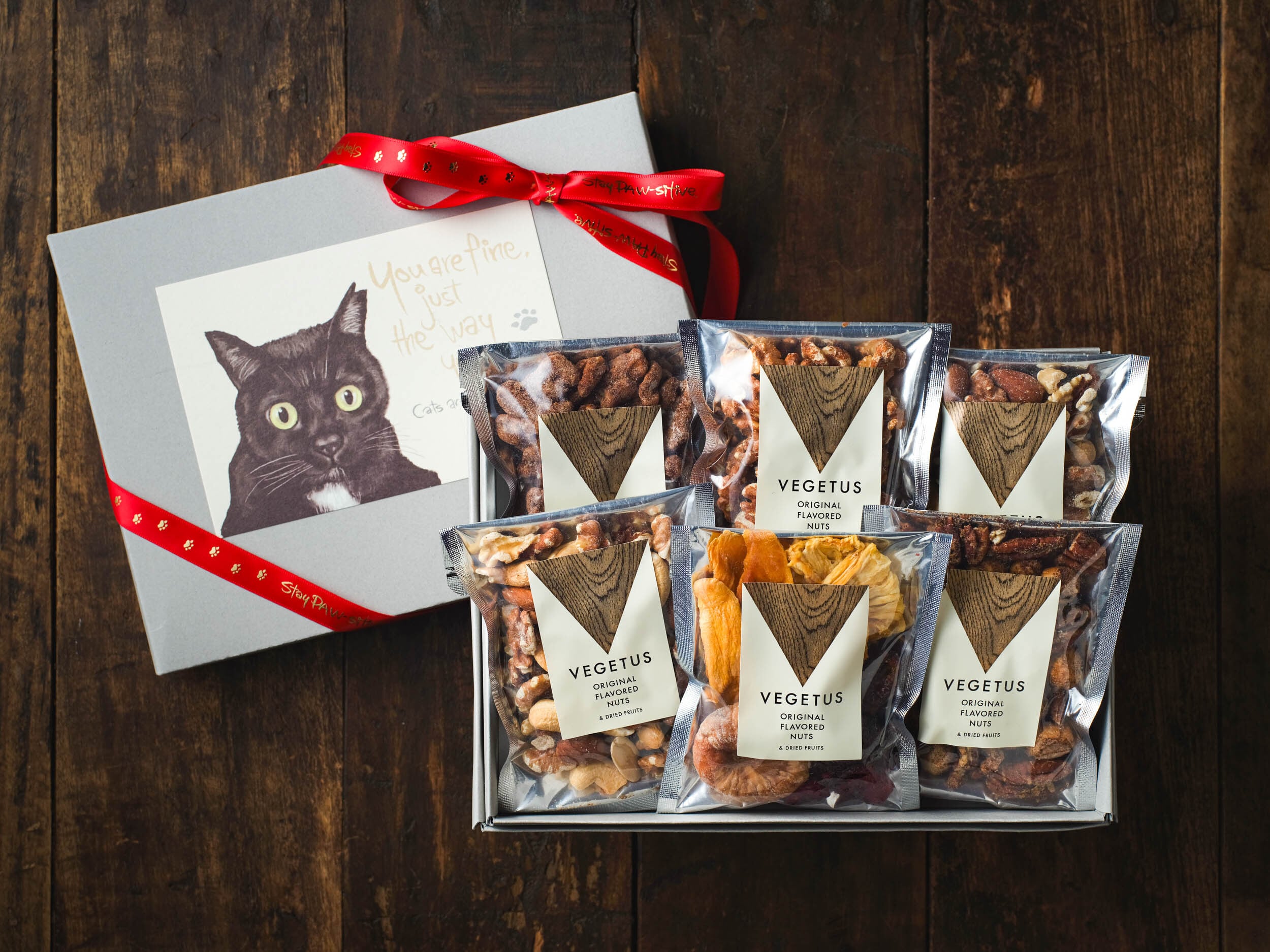 おやつにぴったり6種類セット/猫ラッピングギフト