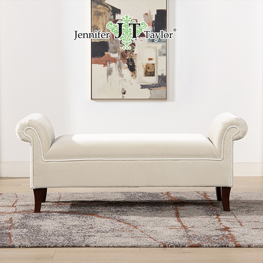 ジェニファーテイラー ロールアームベンチ Kathy V041 ベロアベージュ