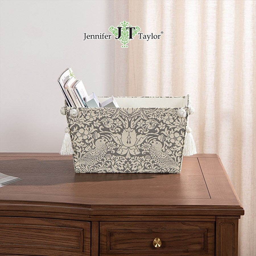 ジェニファーテイラー マガジンホルダー いちご泥棒グレー