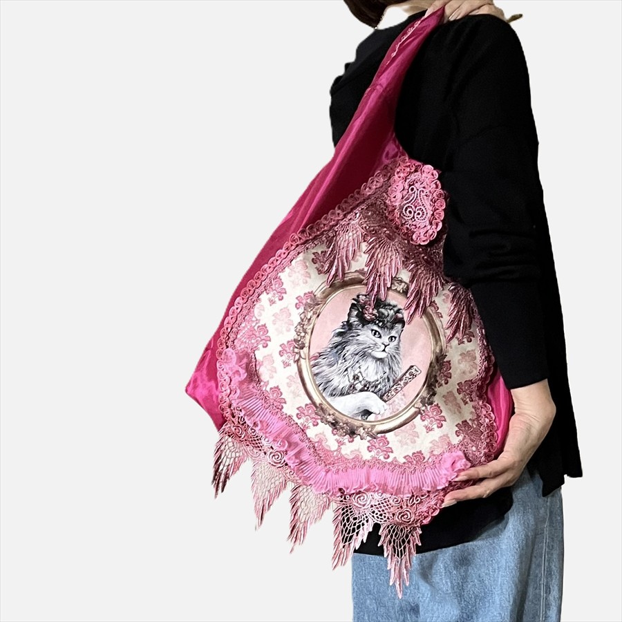 ＜セブリーヌキャット＞ゴージャスエコバッグ