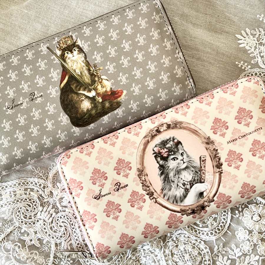 ＜セブリーヌキャット＞ロングウォレット