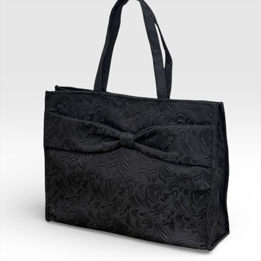 A4対応 ジャガードリボン 横型サブバッグ