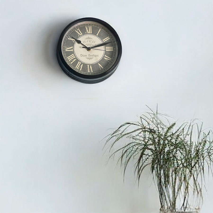 ブラック ウォールクロック