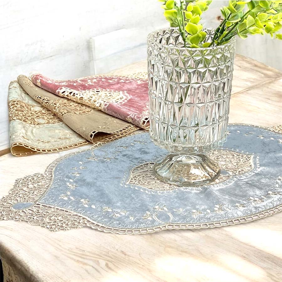 クラシックベロアレース テーブルセンター