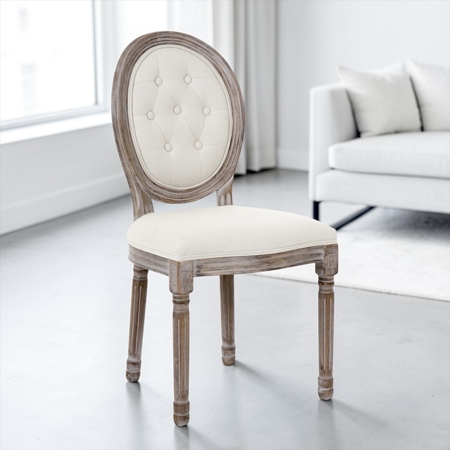 クラシックスタイル サイドチェア リネンベージュ