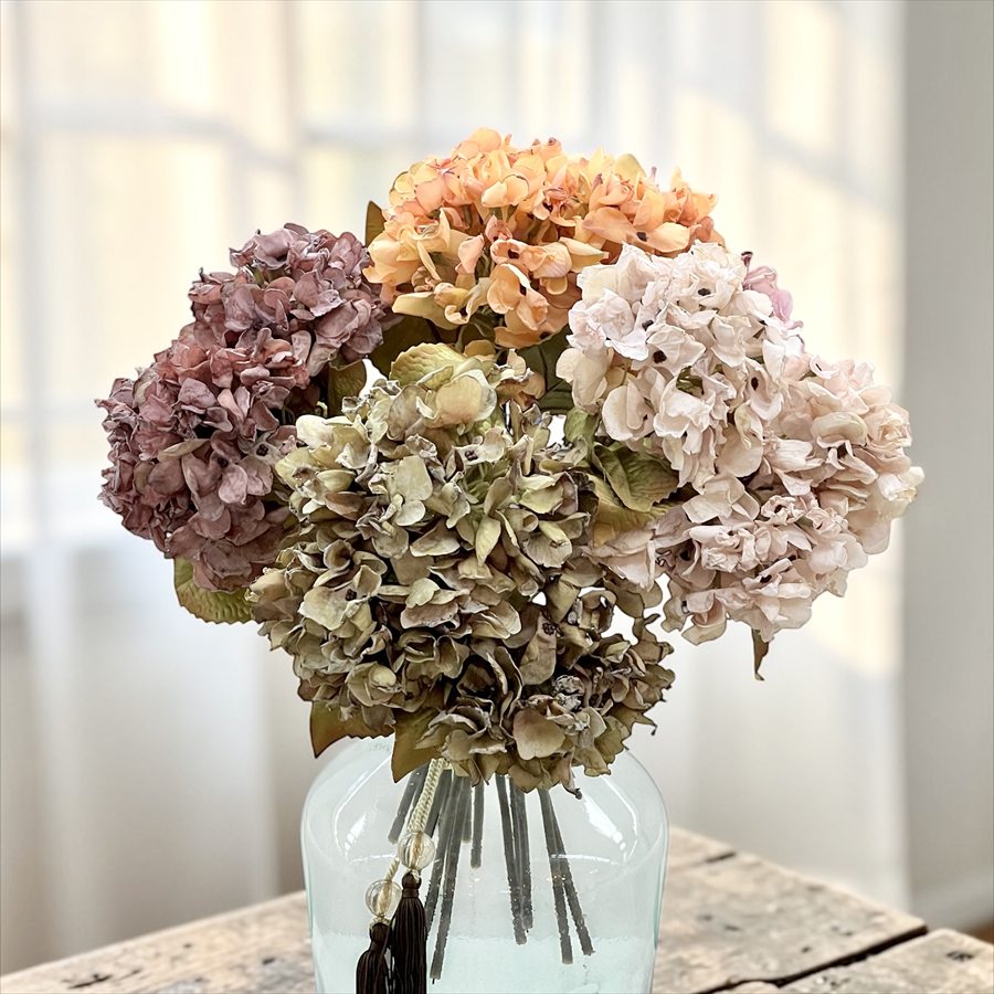 あじさい ドライフェイクフラワー 44cm