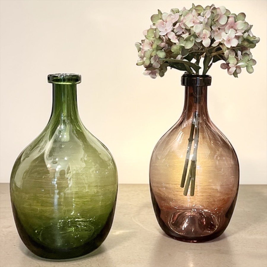 ガラスフラワーベース 花瓶 29cm