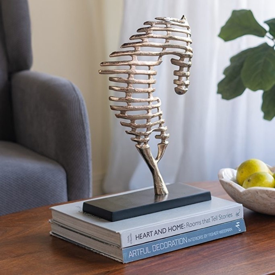 ホース オブジェ 高さ36cm