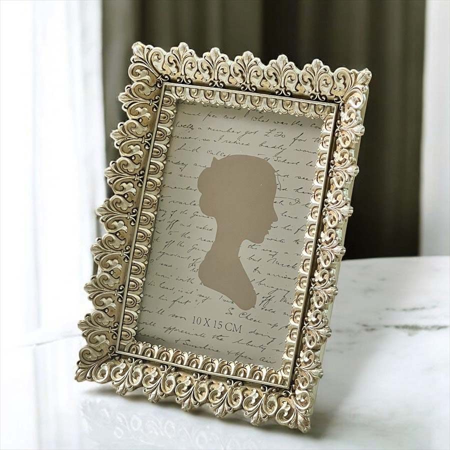 ロココレース クラシックフォトフレーム  約15.5×20.5cm