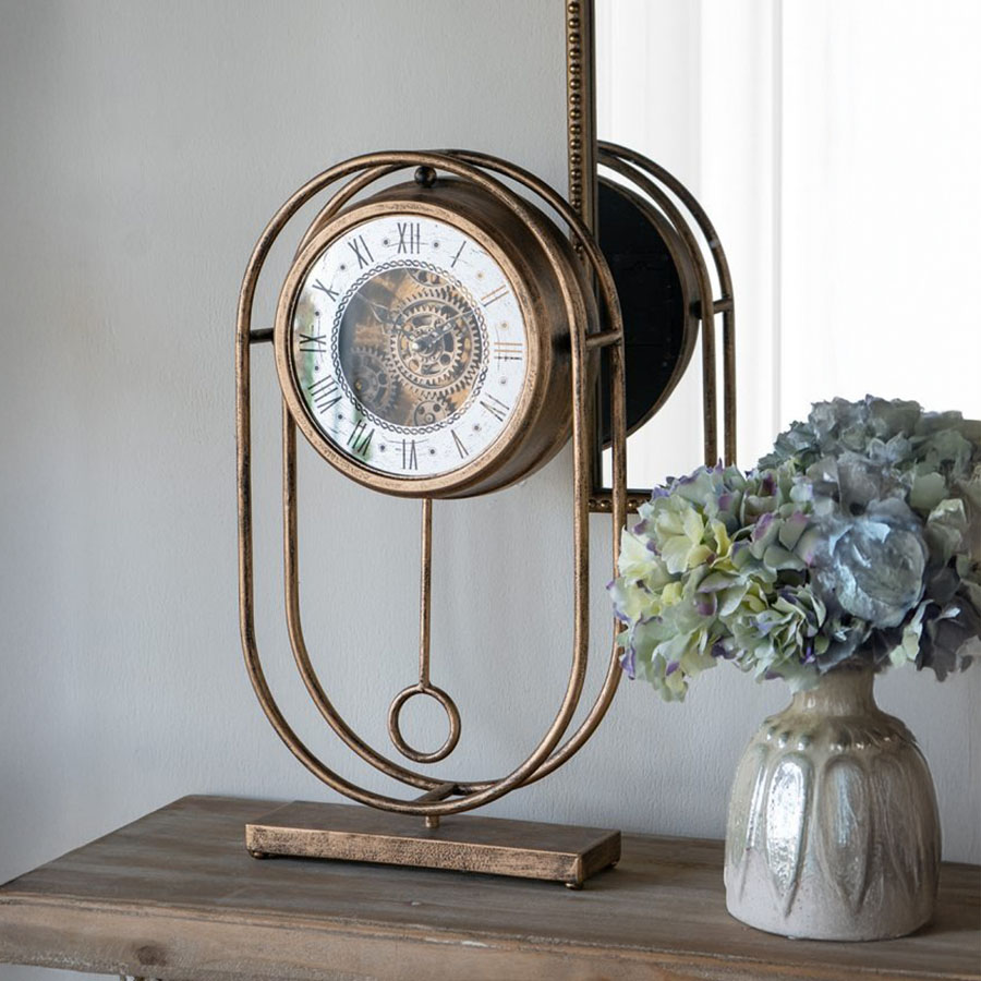 置時計 ゴールド 高さ51cm