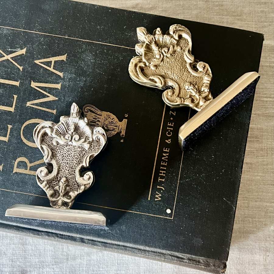アンティーク調 真鍮製カードホルダー2色展開・写真立て・カードホルダー 書斎文具