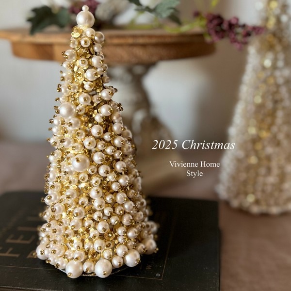 パールの煌めき ツリーオブジェ