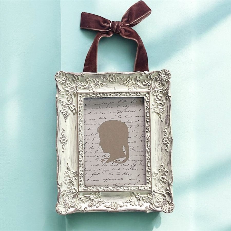 フォトフレーム リボン付き 10.5×13cm