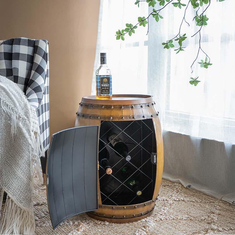 サイドテーブル ワインラック 高さ61cm