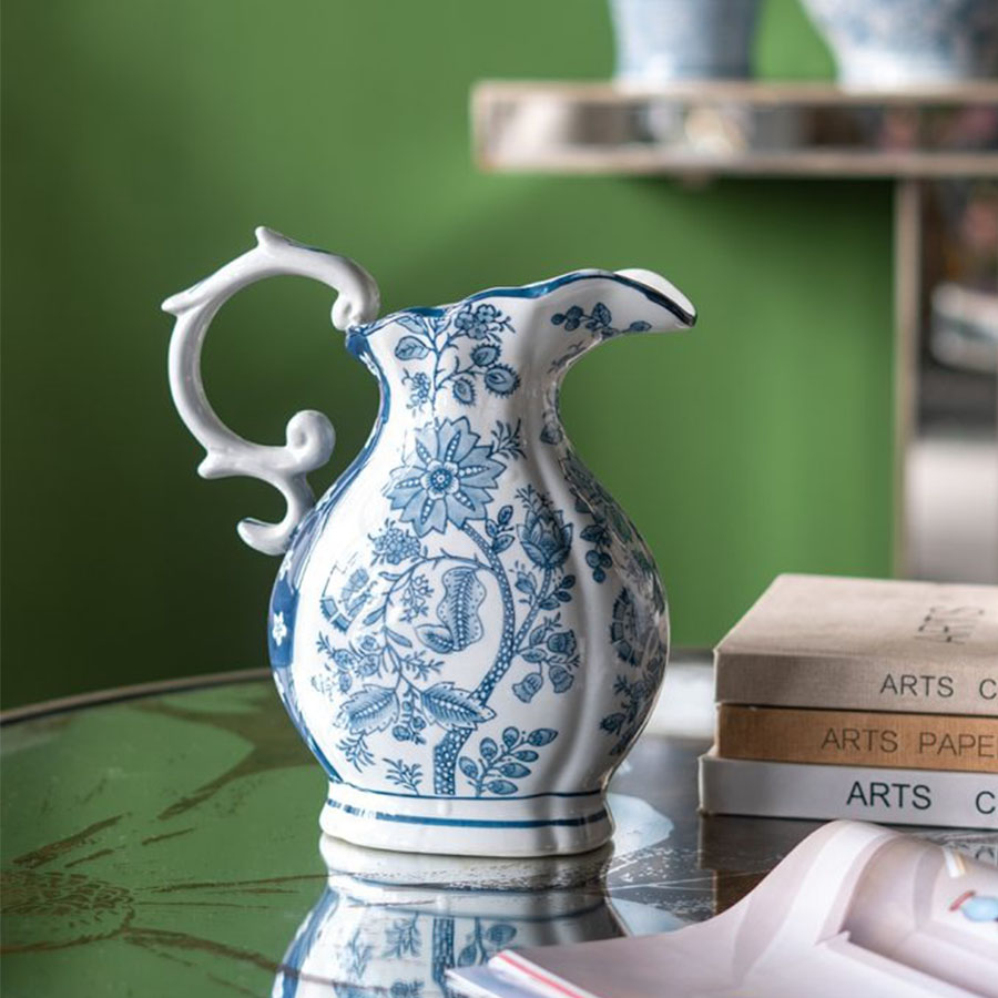 シノワズリ ピッチャー 高さ24.8cm